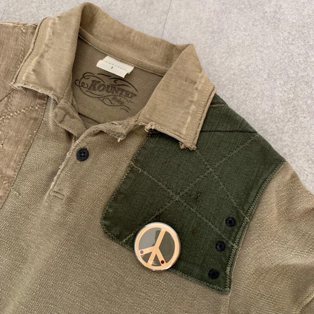 archive KAPITAL KOUNTRY 鹿の子 ポロシャツ/1