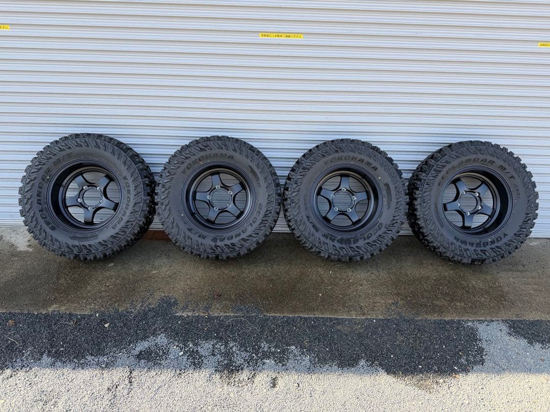 【手渡し限定】ジムニー等タイヤ付きホイール ジオランダー 16インチ 4本セット