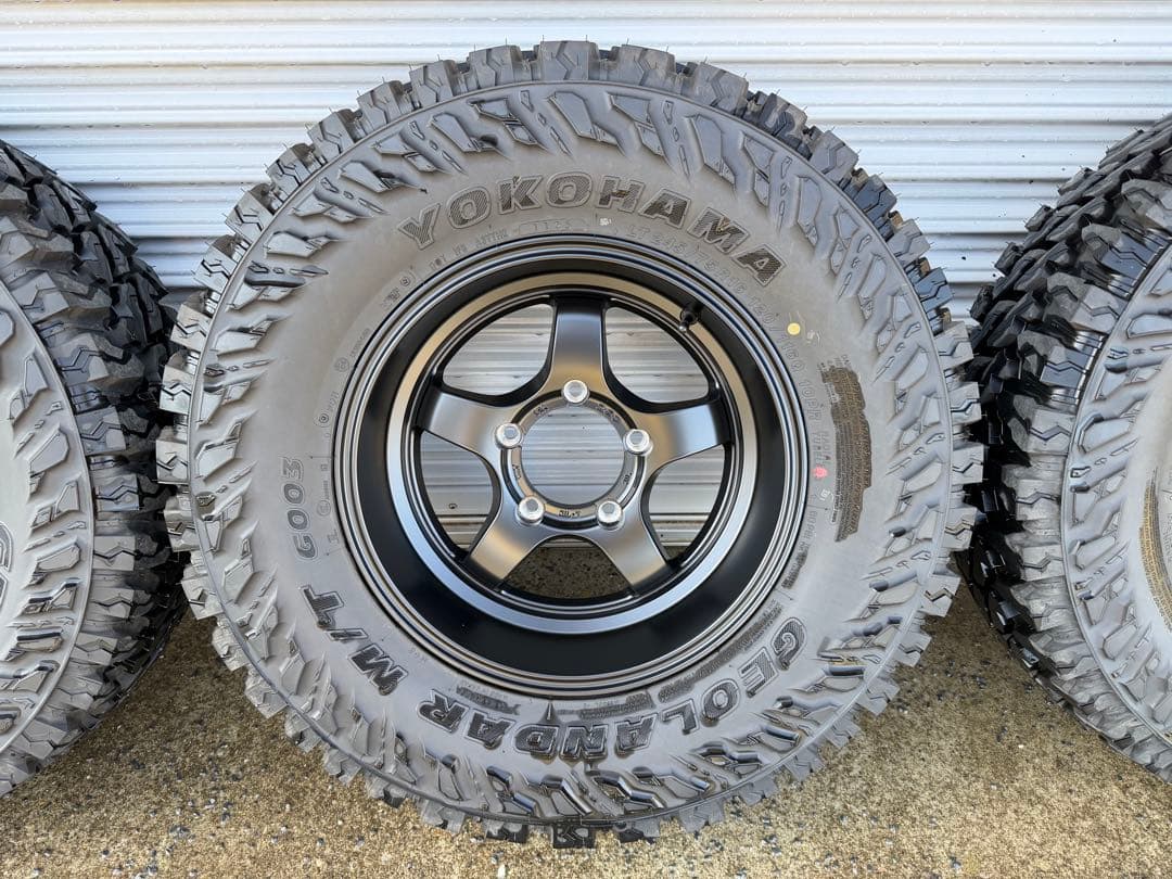 【手渡し限定】ジムニー等タイヤ付きホイール ジオランダー 16インチ 4本セット