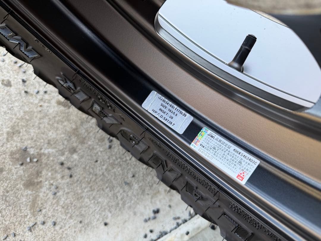 【手渡し限定】ジムニー等タイヤ付きホイール ジオランダー 16インチ 4本セット