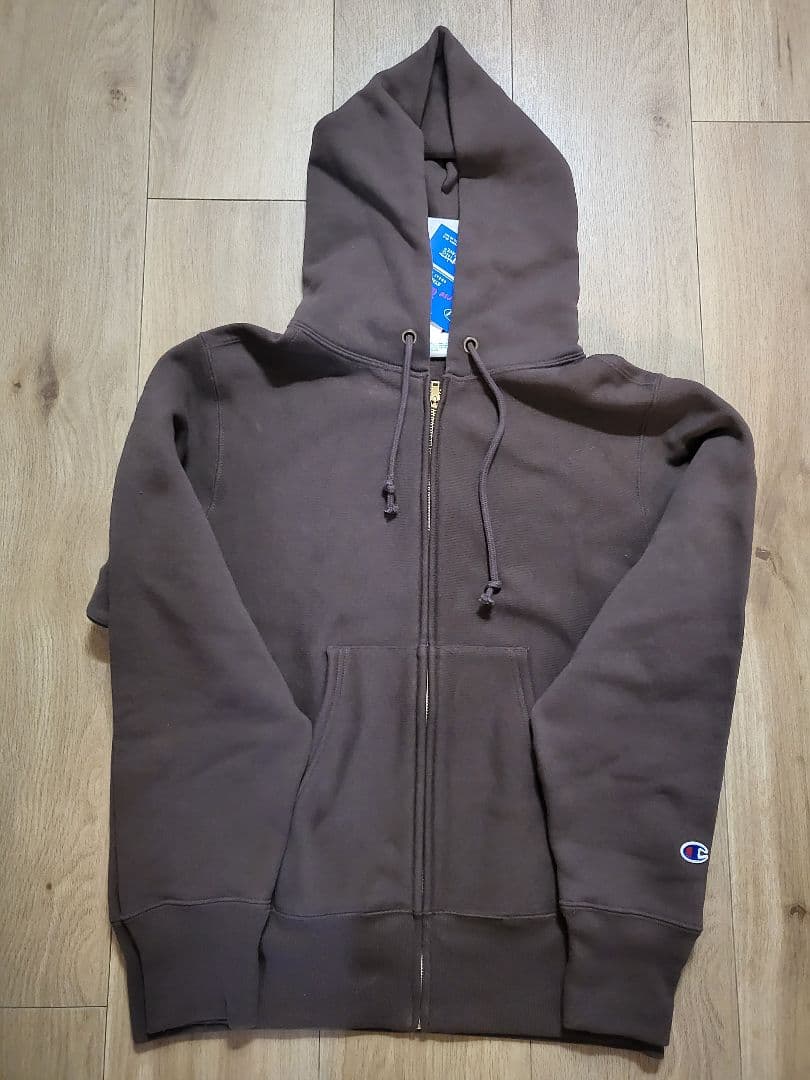 スピックアンドスパン　チャンピオン　パーカー　新品未使用品　ダークブラウン　L