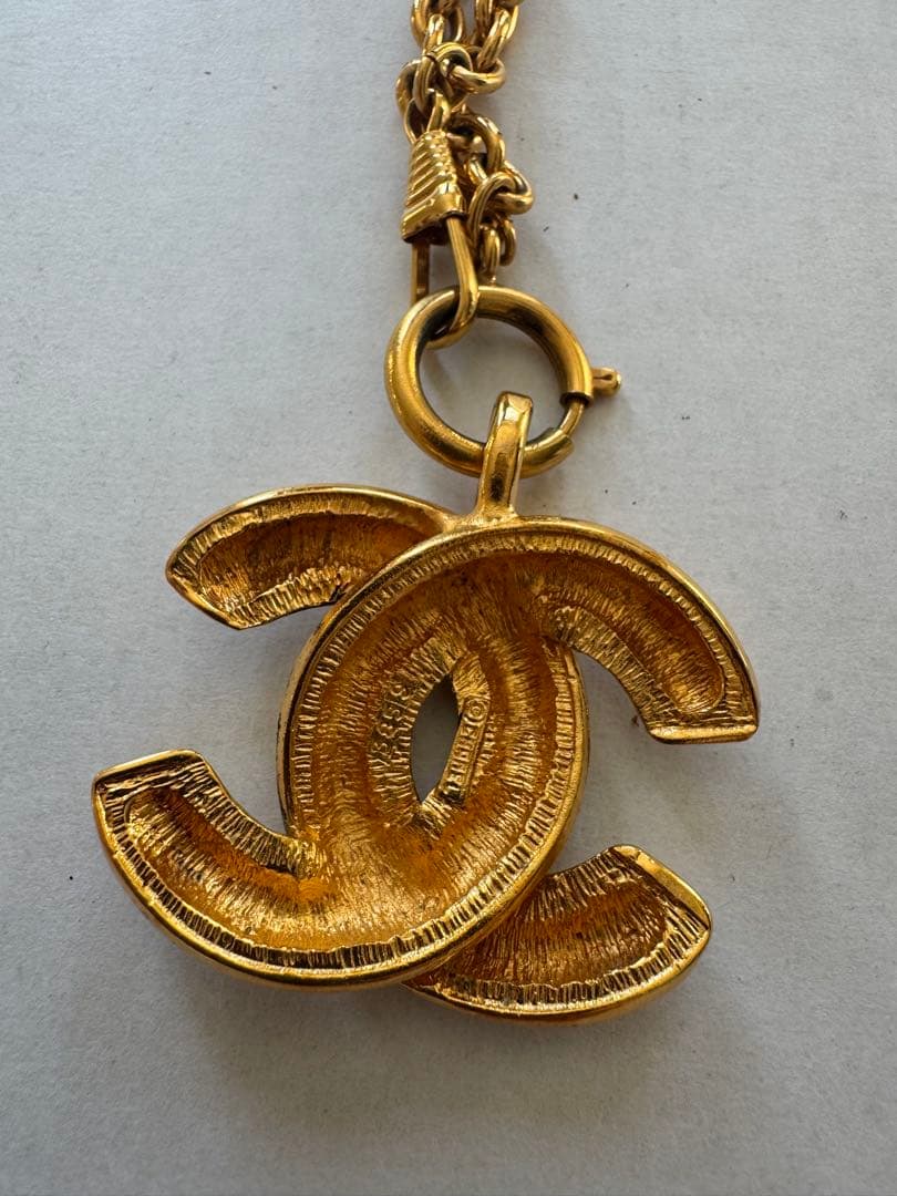 シャネルCCロゴペンダントネックレス