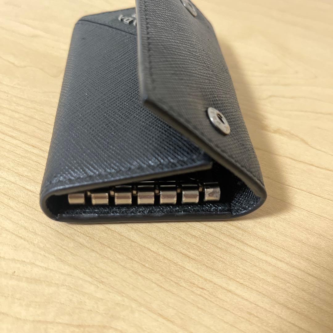 PRADA プラダ　サフィアーノトライアングルキーケース　キーケース