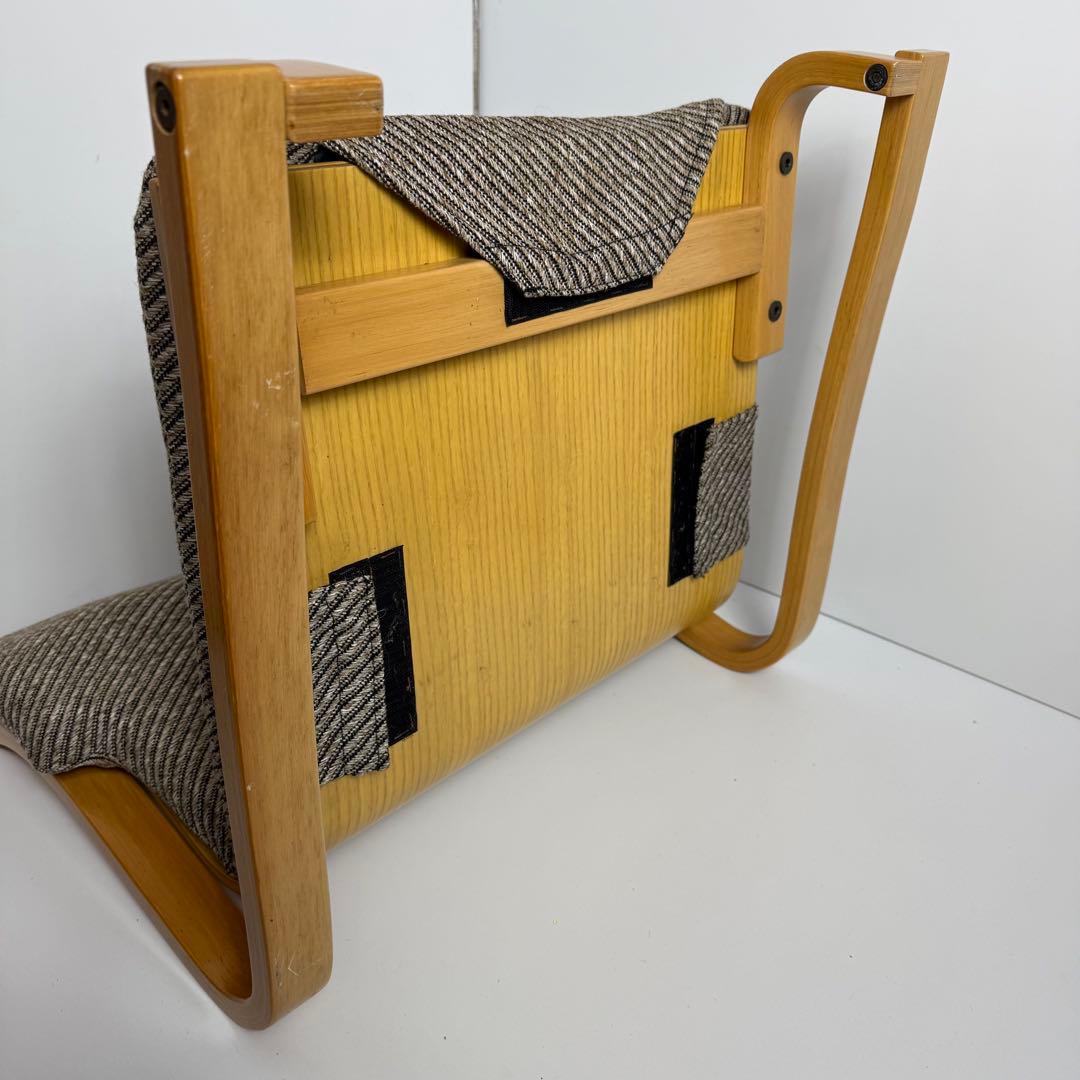 新日本木工 曲木 低座椅子 胡坐楽座椅子　ローチェア