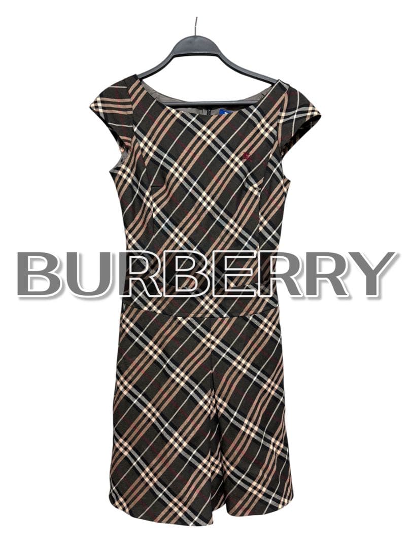 RT-152613BURBERRY BLUE LABEL半袖ミニワンピース
