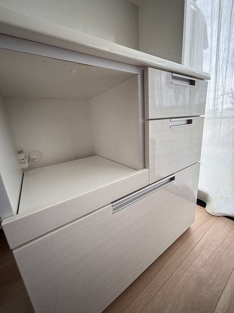 ニトリ キッチンボード ダリア 80KB WH