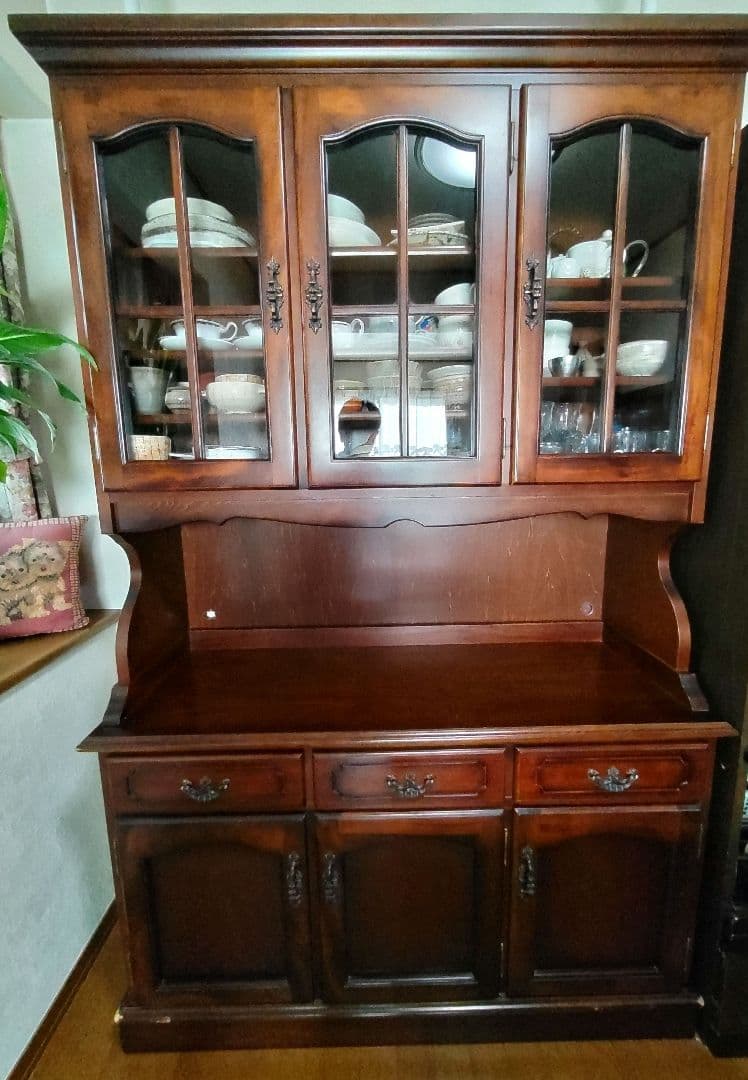 カリモク/karimoku コロニアル 飾棚 カップボード 食器棚