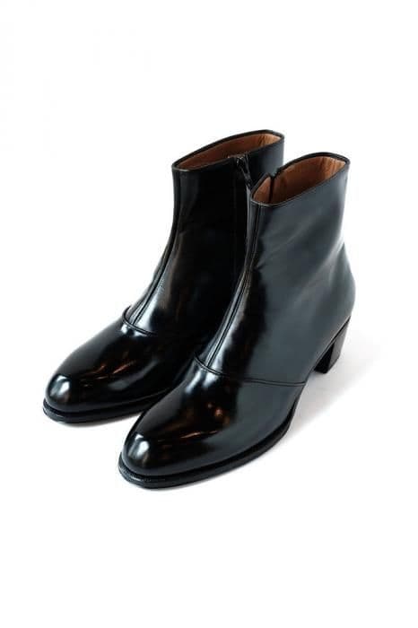 Le Yucca's Art.Y28318 サイドジップブーツ BLACK