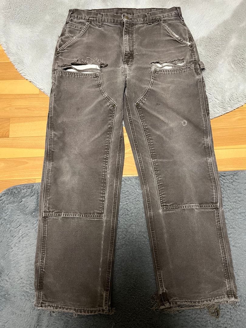 メキシコ製 カーハート ダブルニー 34×32