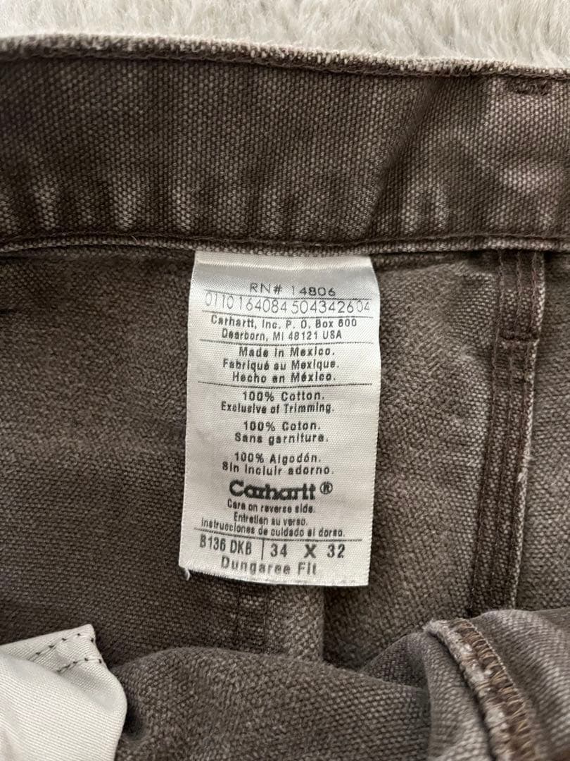 メキシコ製 カーハート ダブルニー 34×32