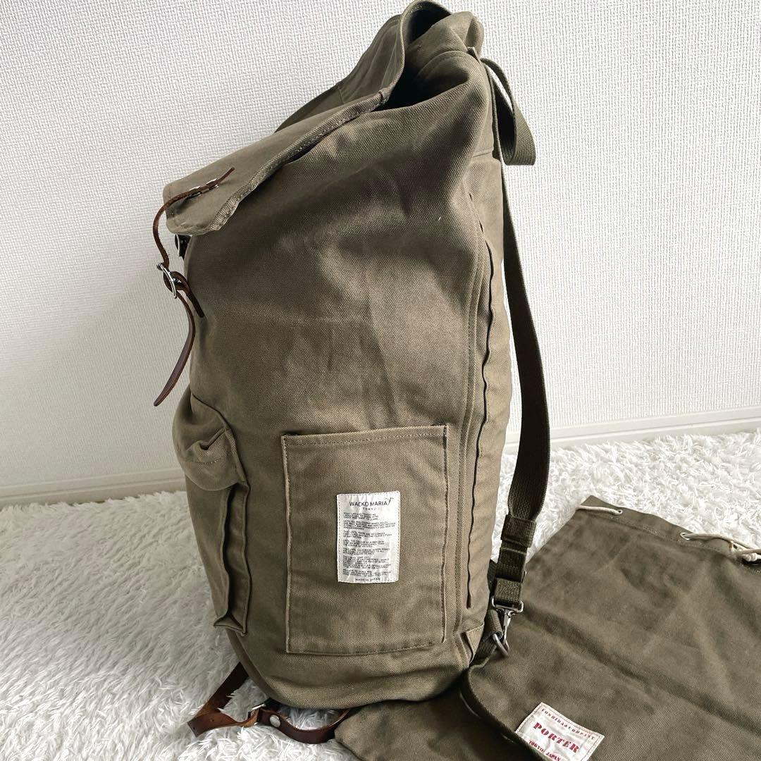 即完売品　WACKO MARIA×PORTER RUCK ミリタリーバックパック