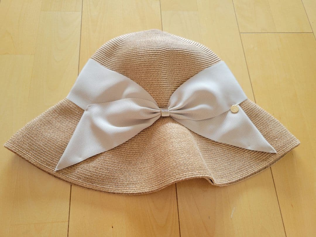 美品　Athena New York　アシーナニューヨーク　麦わら帽子　ベージュ