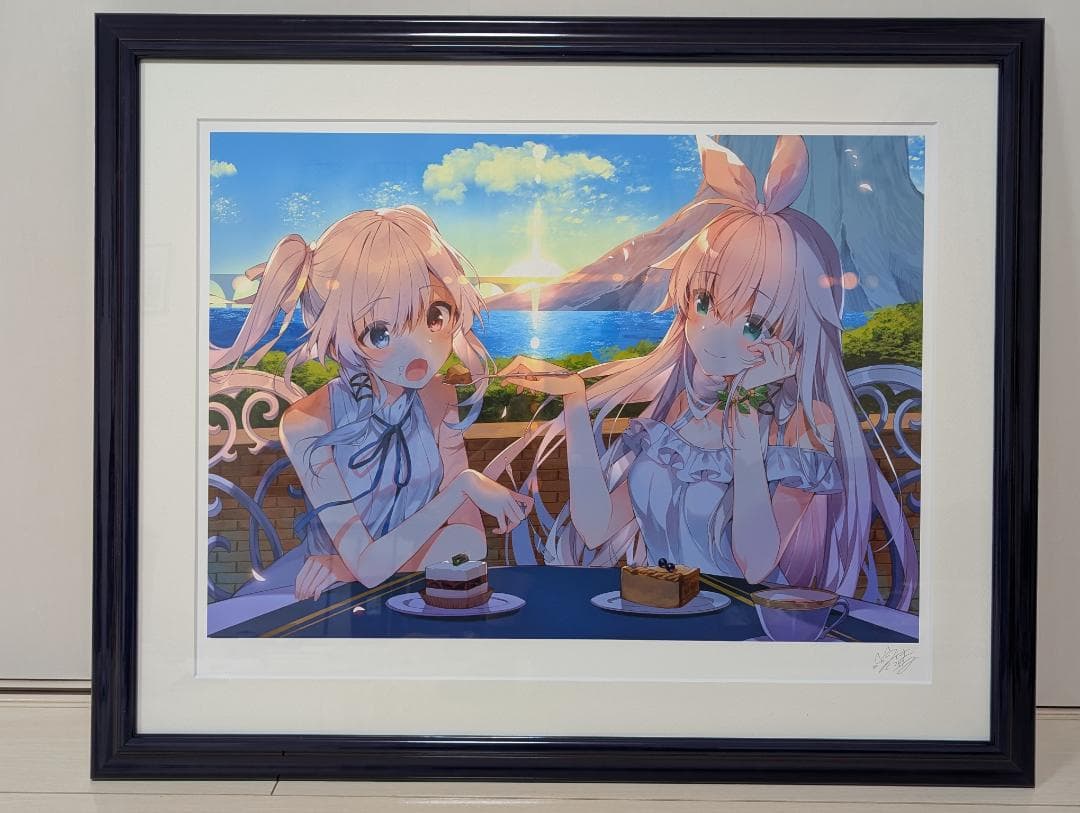 三嶋くろね　版画　PEACEFUL TIME　アールビバン