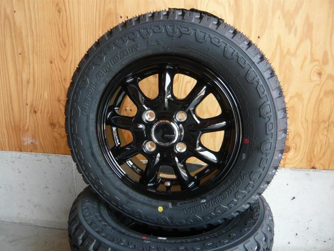 送料込☆ヨコハマジオランダーKT☆145/80R12LT☆軽トラ軽バンＮバン等