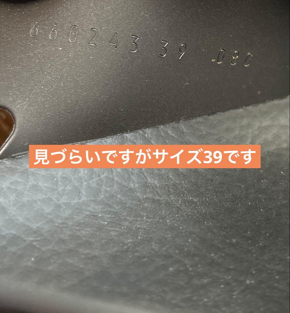 GUCCI ミニダブルＧ　ベルクロラ バーサンダルサイズ39 ブラック