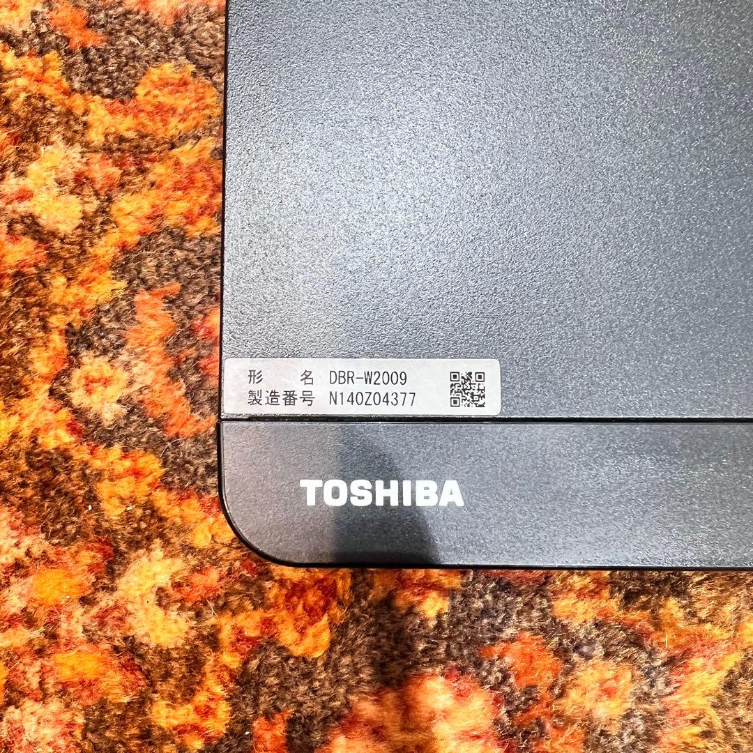 TOSHIBA DBR-W2009 ブルーレイレコーダー