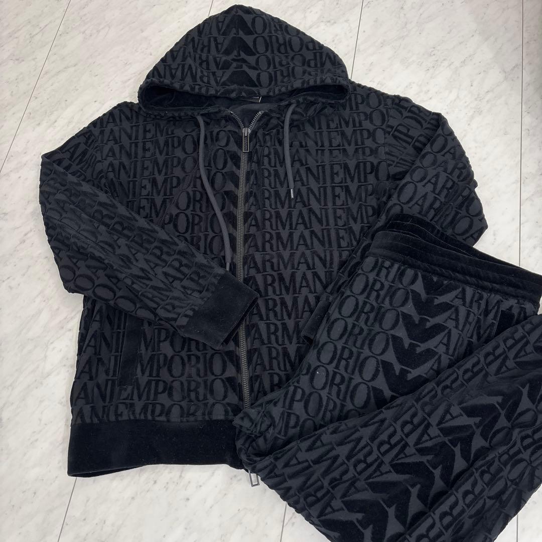 EMPORIO ARMANI ロゴパターン セットアップ