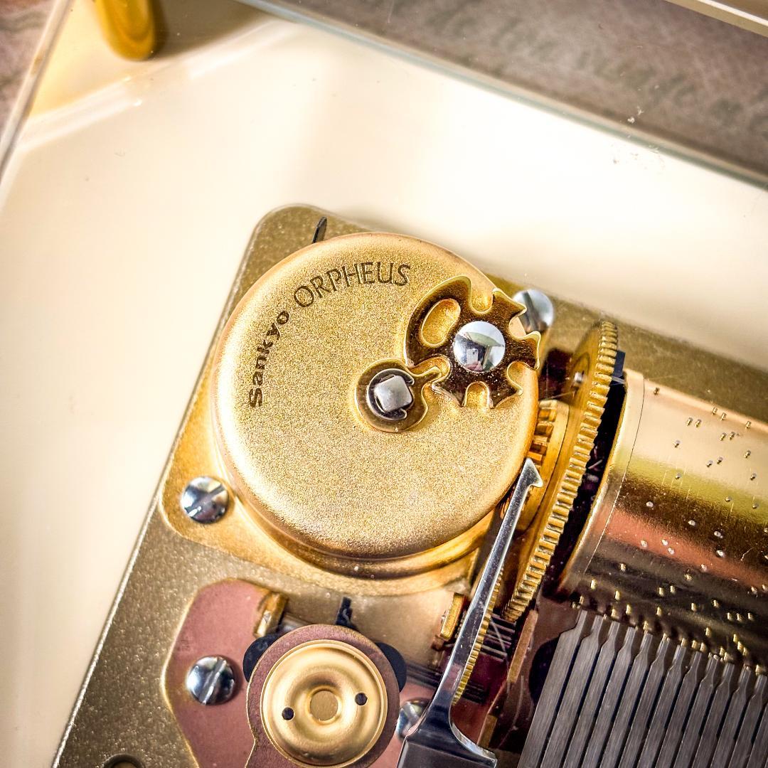 SANKYO ORPHEUS オルゴール アクリルケ－ス　５０弁　オルフェウス