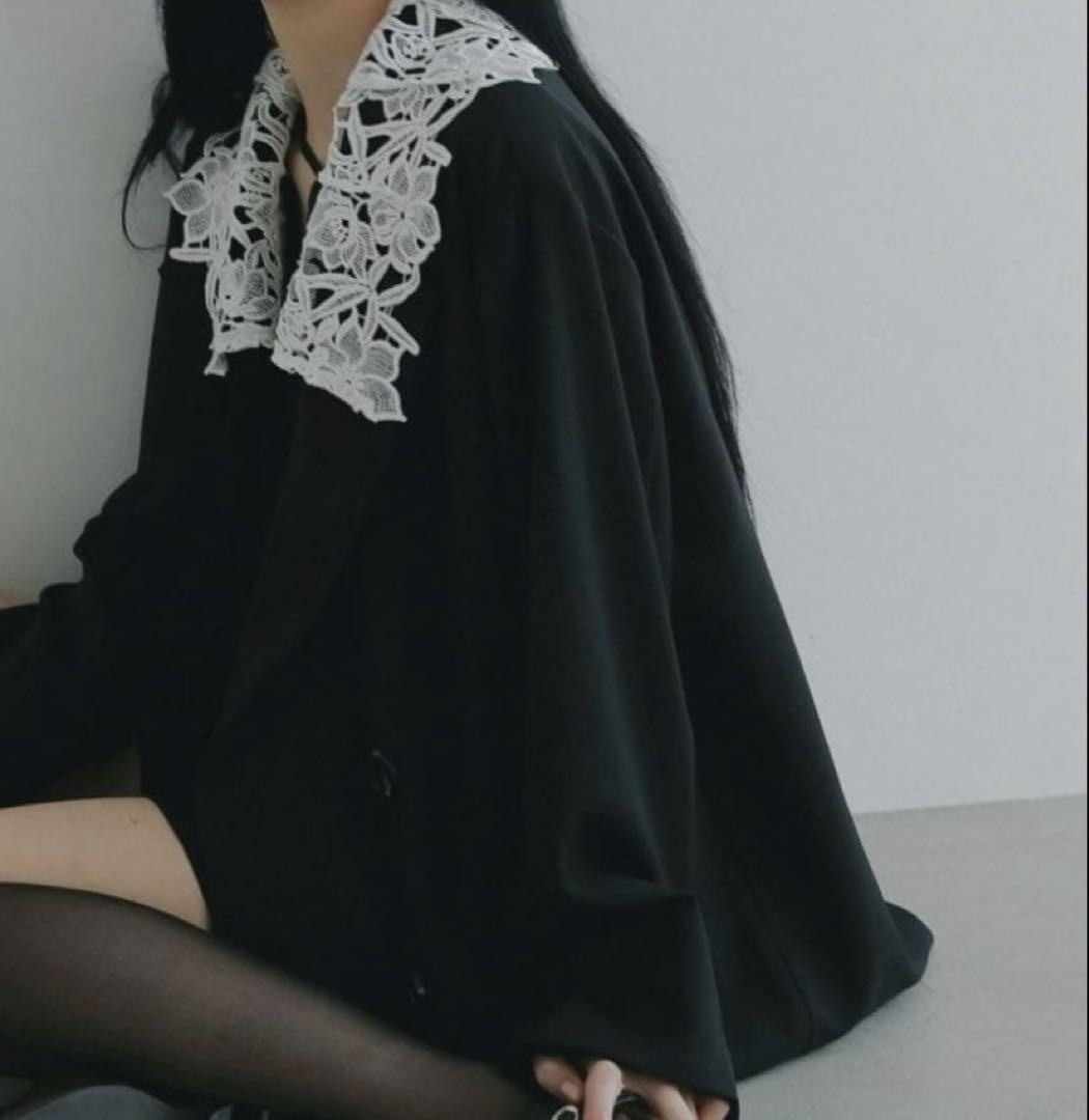 LAGUNAMOON レースデタッチドカラージャケット　ラグナムーン