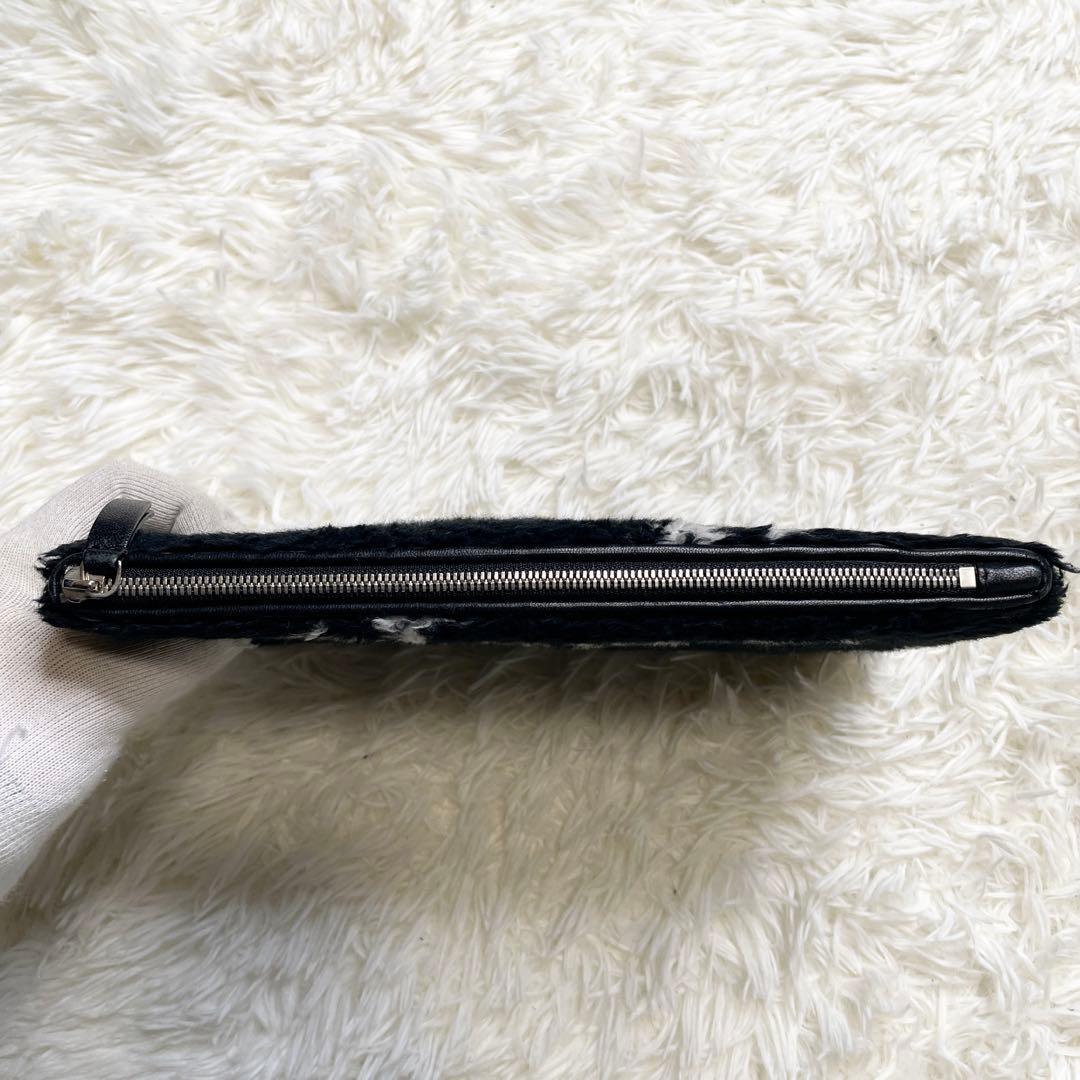 【激レア 美品】バレンシアガ クラッチバッグ 594428 ブラック ファー