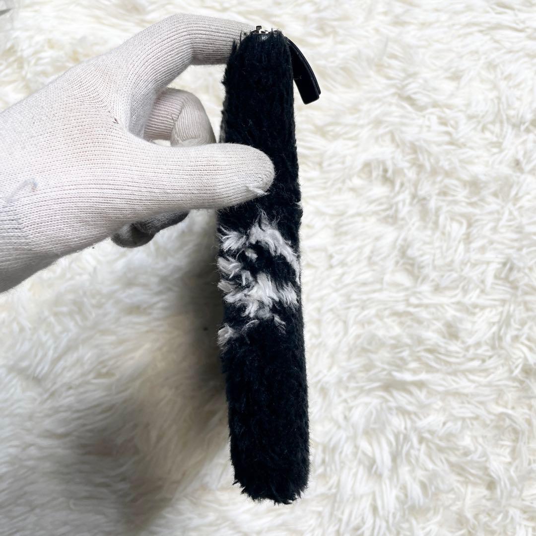 【激レア 美品】バレンシアガ クラッチバッグ 594428 ブラック ファー