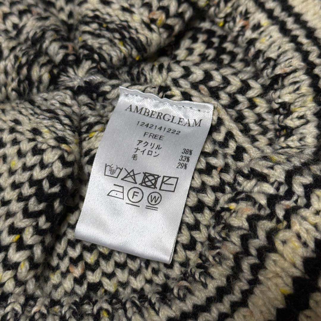 新品 AMBERGLEAM ニットタム　アンバーグリーム