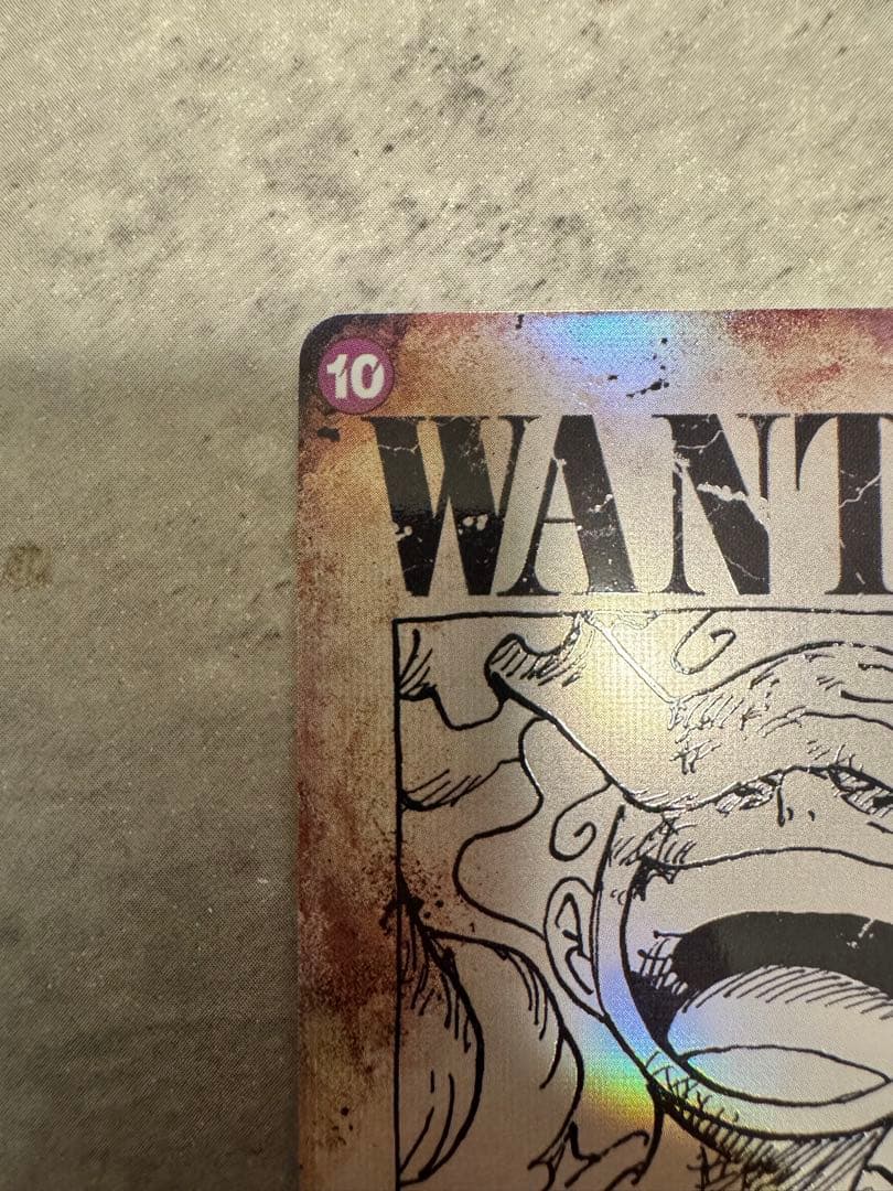 ワンピースカード　ルフィ手配書　ニカ