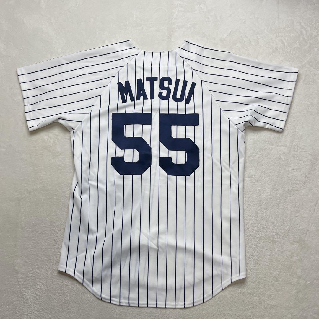 【美品　XL相当】Majestic ヤンキース　MATSUI 55 ユニフォーム