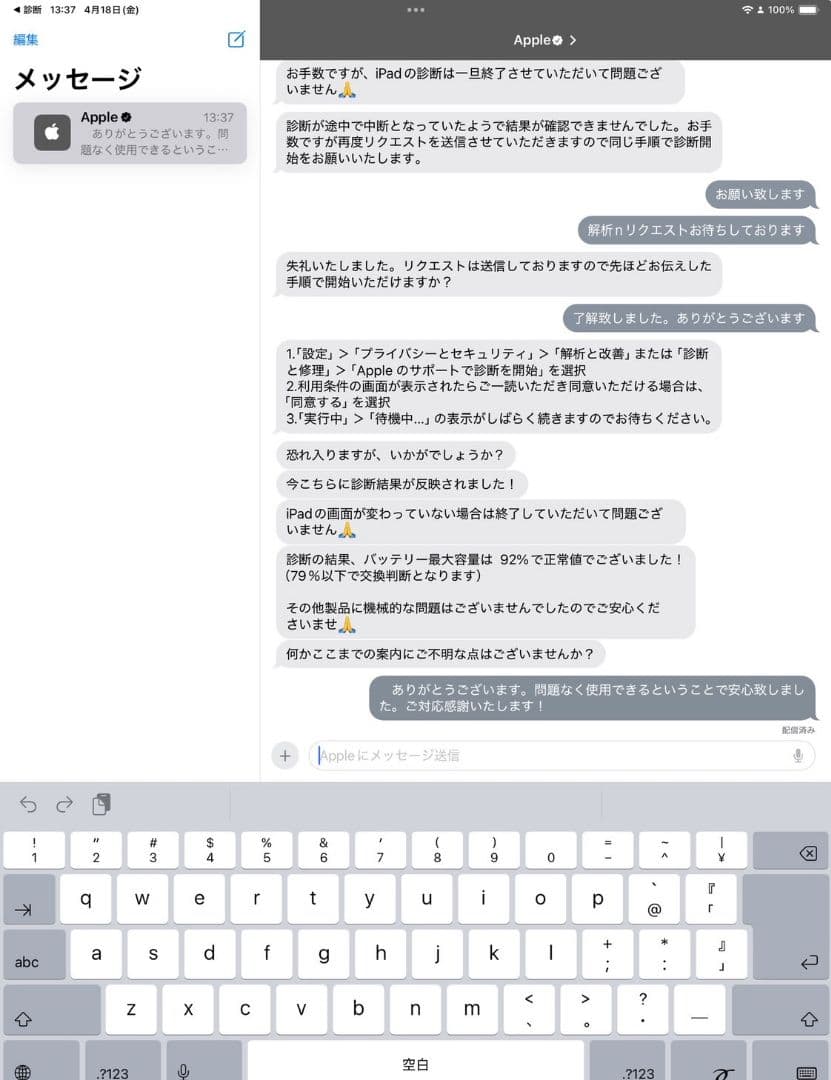 iPad Pro 12.9 第5世代（M1） 256gb