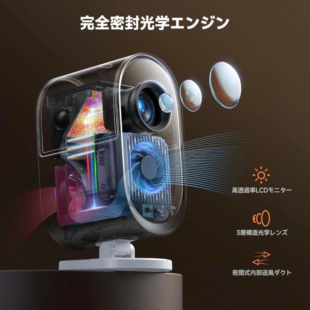 プロジェクター 家庭用 AI自動調整機能Dolby超サラウンド 30000lm