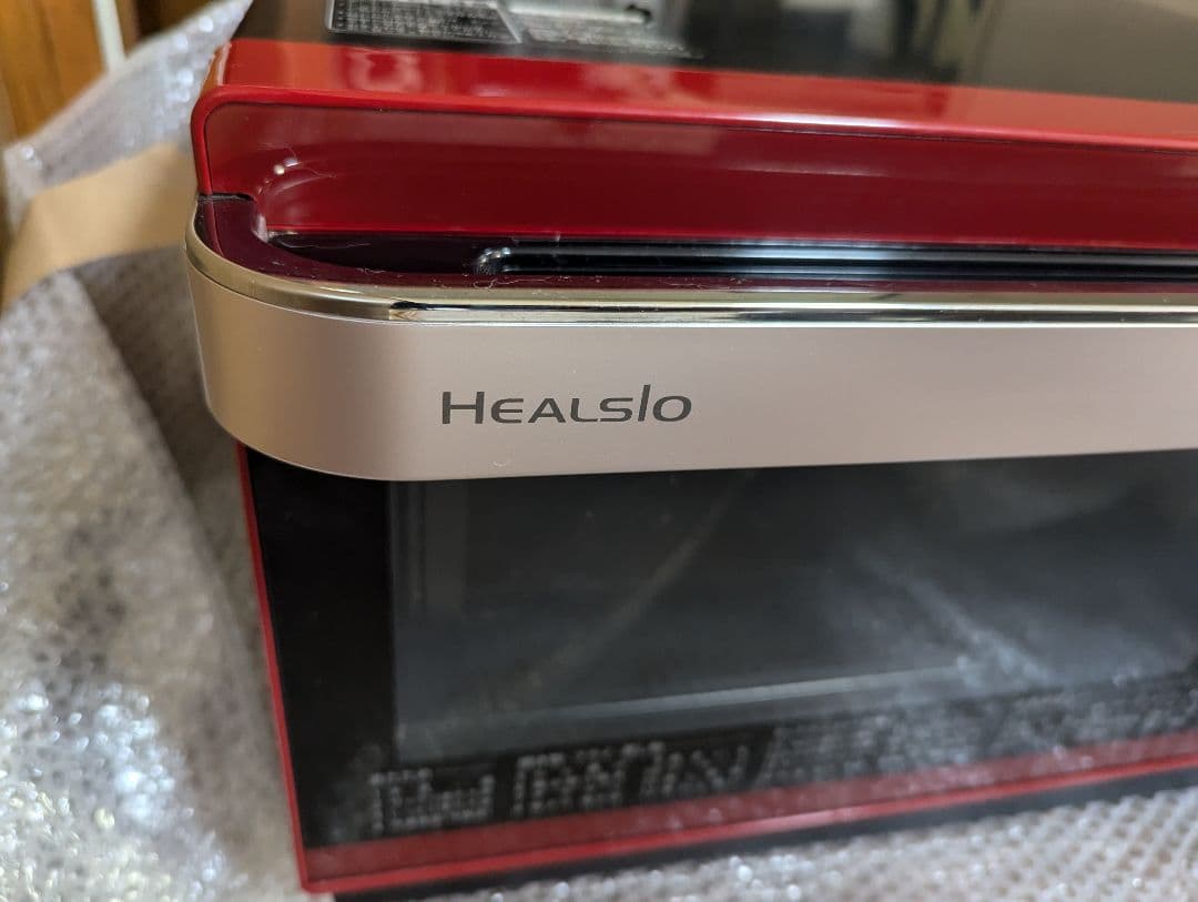 シャープHEALSIO AX-CA200 オーブンレンジ 赤　良品