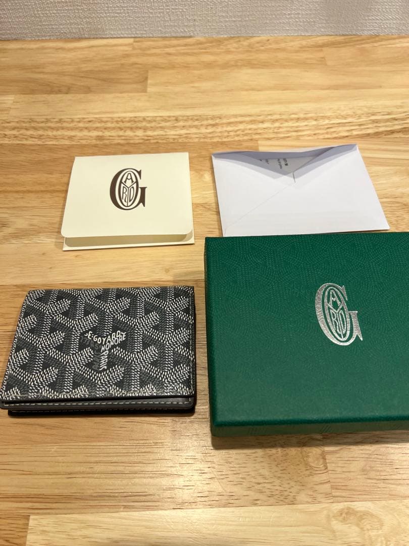 GOYARD ゴヤール名刺入れ　マルゼルブカードケース　グレー