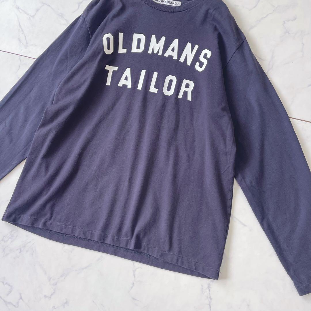 【40サイズ】オールドマンズテイラー ラバープリントクルーネックロングTシャツ