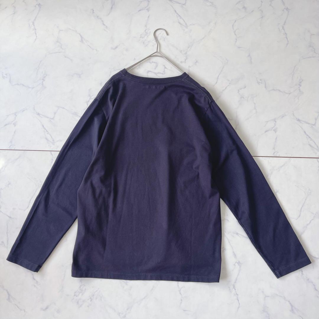 【40サイズ】オールドマンズテイラー ラバープリントクルーネックロングTシャツ