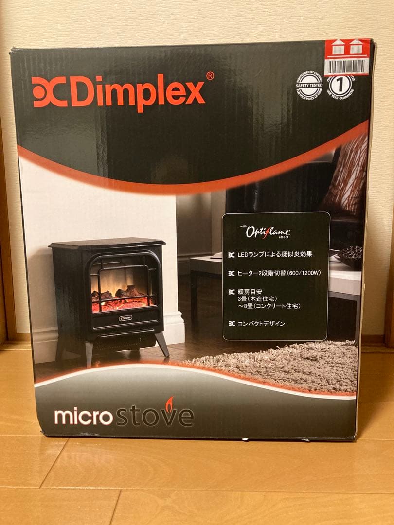 【値下げ】Dimplex MCS12J ブラック 電気ヒーター