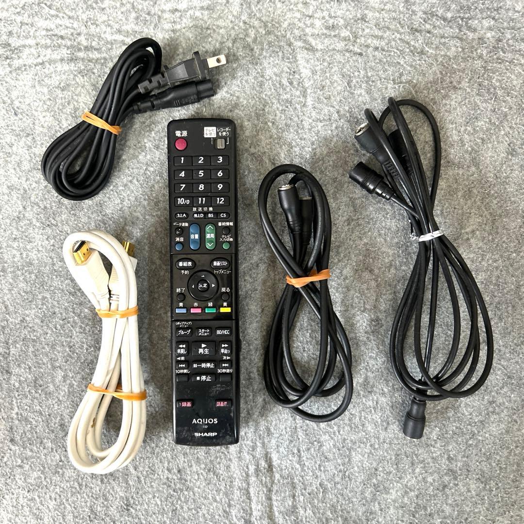 【ダブルチューナー　HDD 1TB】SHARP AQUOS BD-HDW80