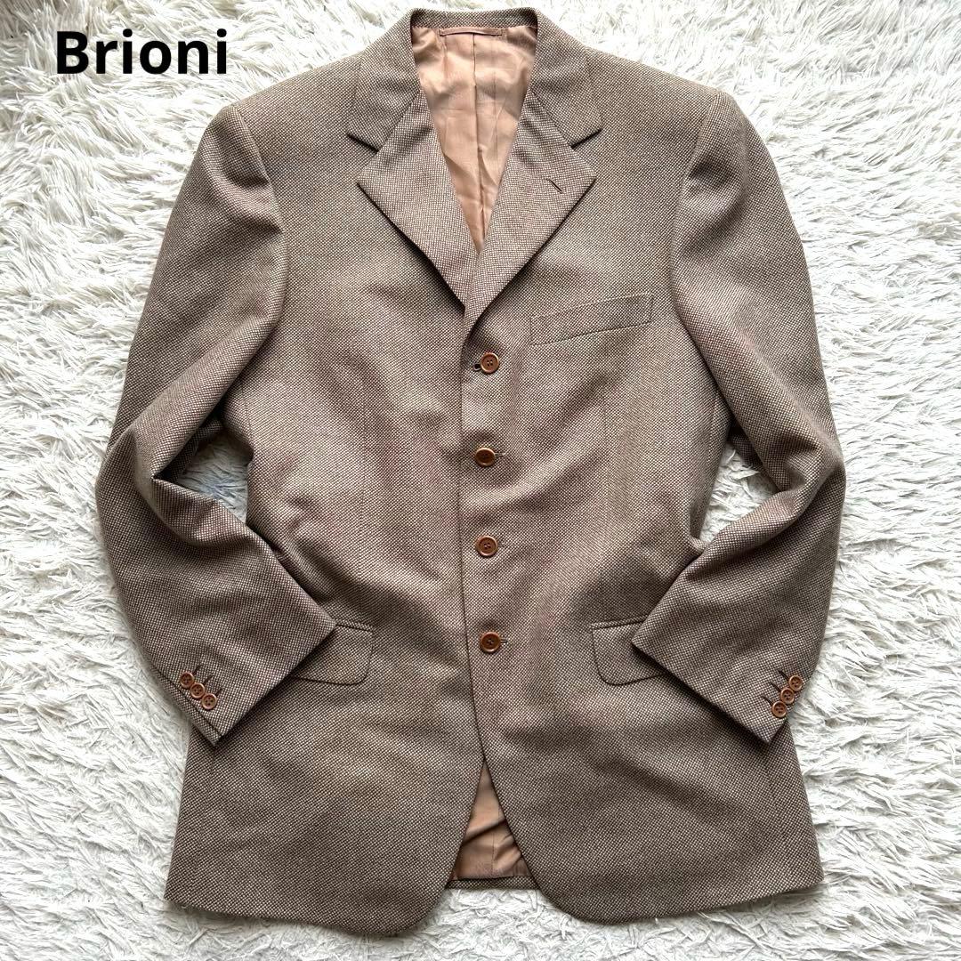 最高級　大きいサイズ　Brioniブリオーニ　テーラードジャケット　カシミヤ