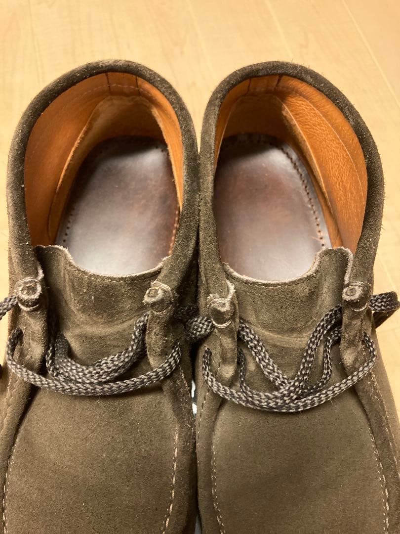 美品 別注品 パドモアアンドバーンズ ワラビーシューズ P404 UK9