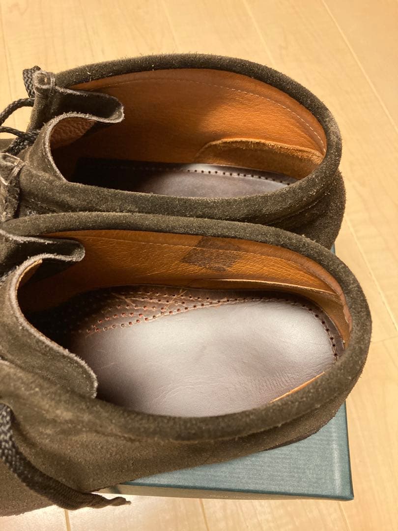美品 別注品 パドモアアンドバーンズ ワラビーシューズ P404 UK9