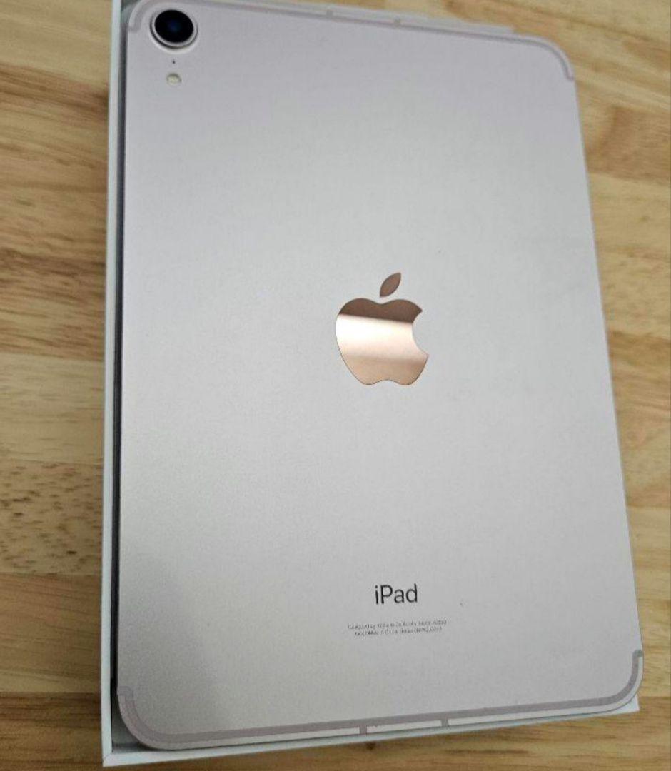 iPad mini 6 ピンク64GB Wi-Fi+セルラーモデル　フィルム付き