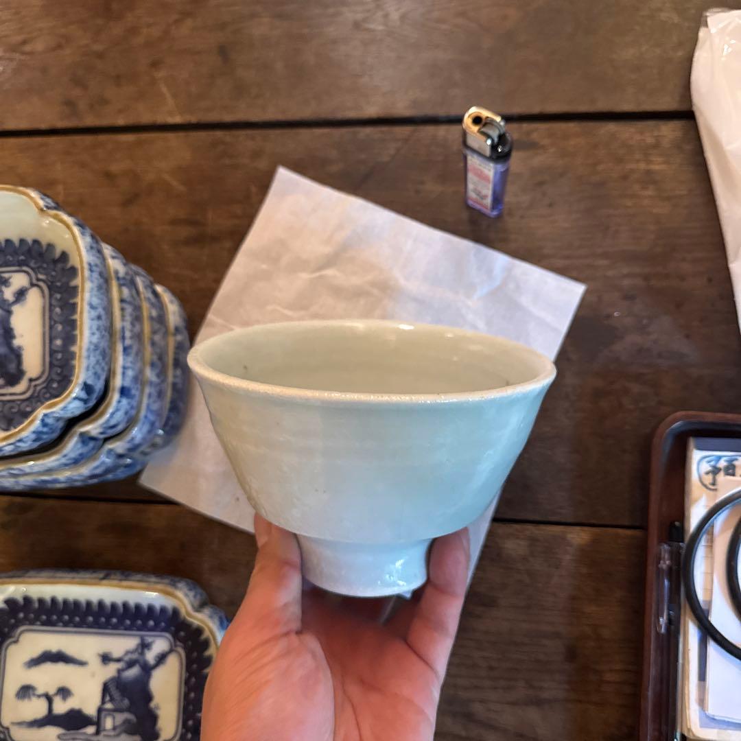 ‼️silver2点まとめて‼️李朝①と②‼️李朝と呼ばれる韓国の茶碗