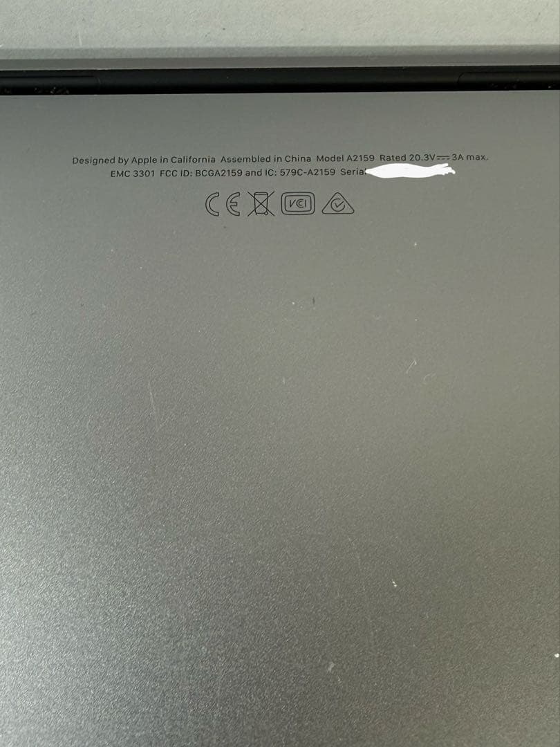 MacBook本体 Apple MacBook Pro 13 2019 i5/8GB/120GB