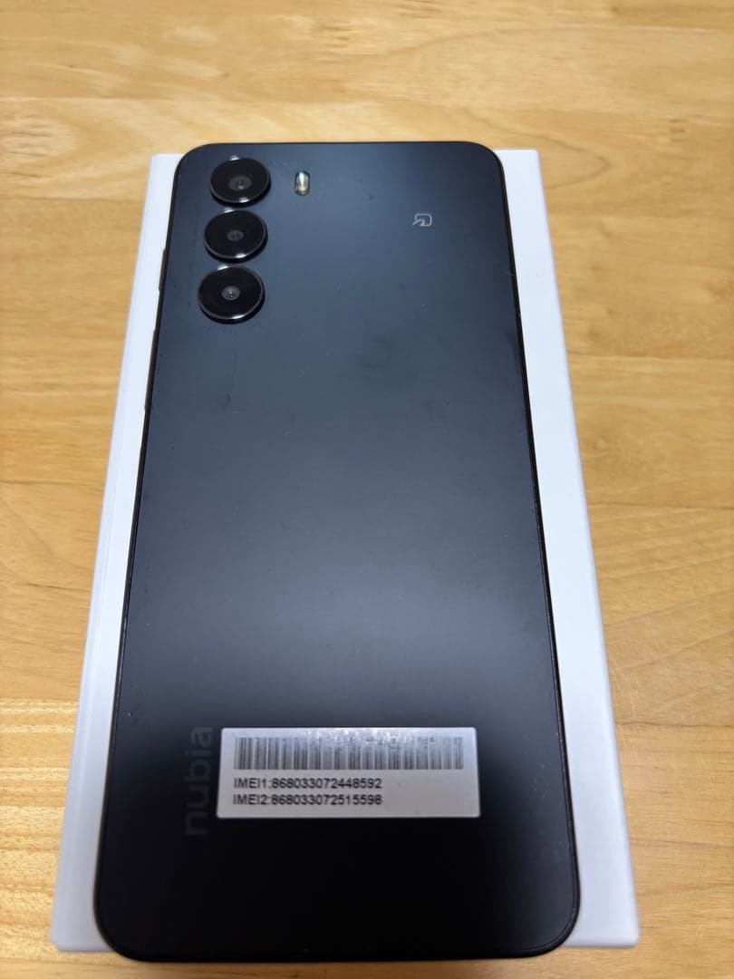 nubia S 5G Y!mobile 本体(貼り付け済保護フィルム、カバー付)