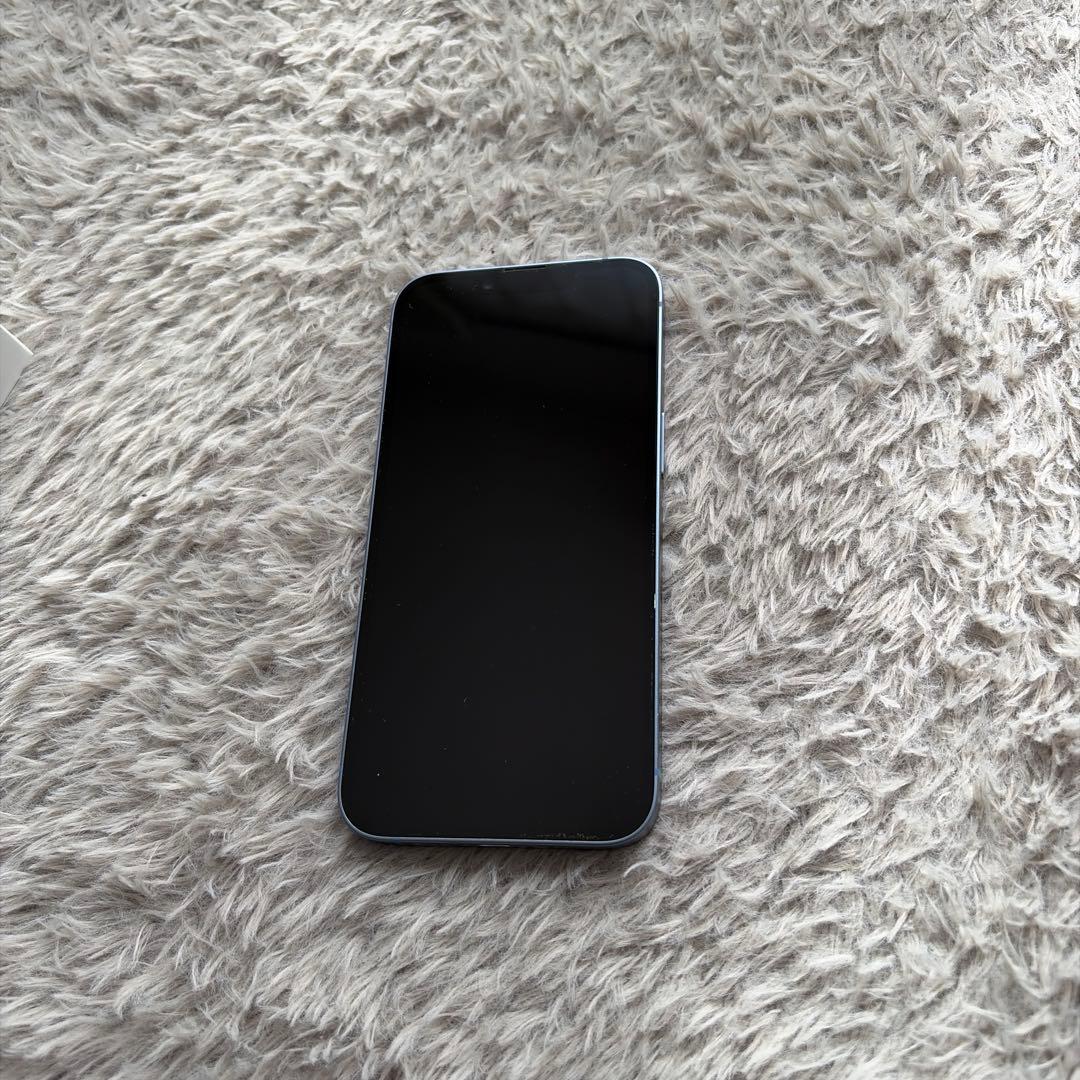 Apple iPhone 14 ブルー 256G 本体　箱　充電ケーブル付き