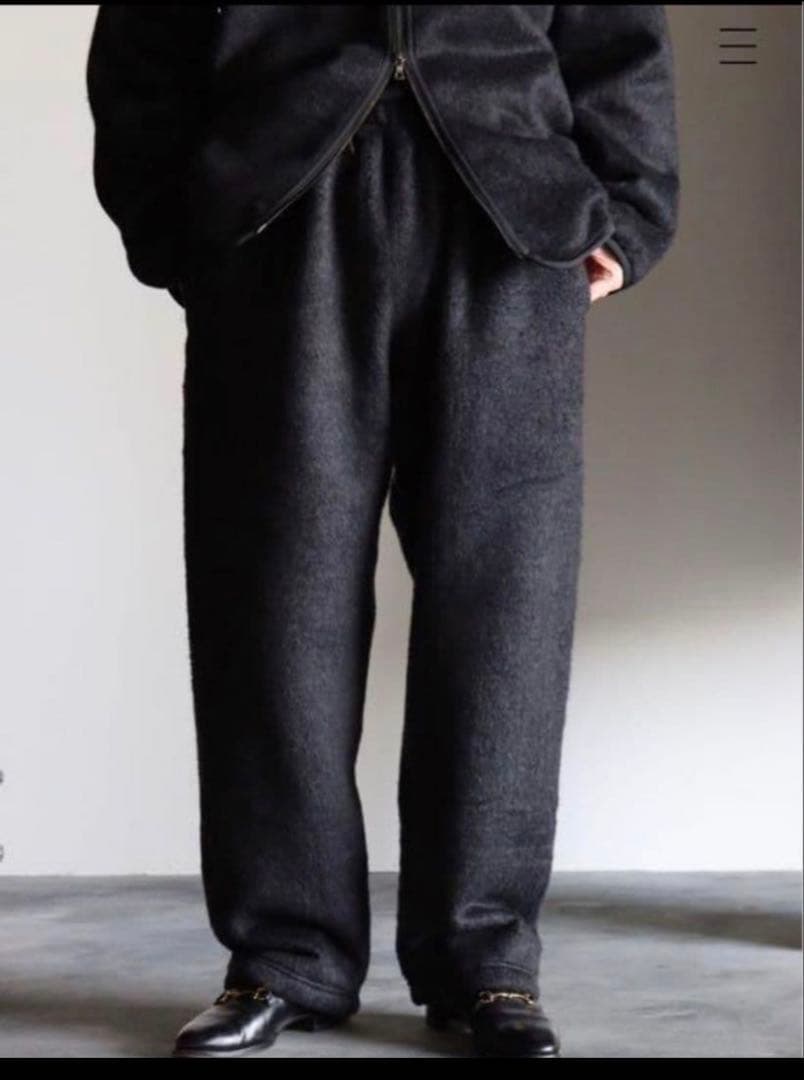 パンツ blurhms COTTON SILK FLEECE PANTS 2