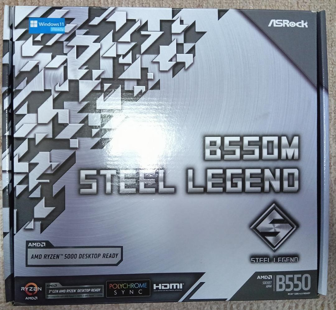 マザーボード ASRock B550M STEELLEGEND