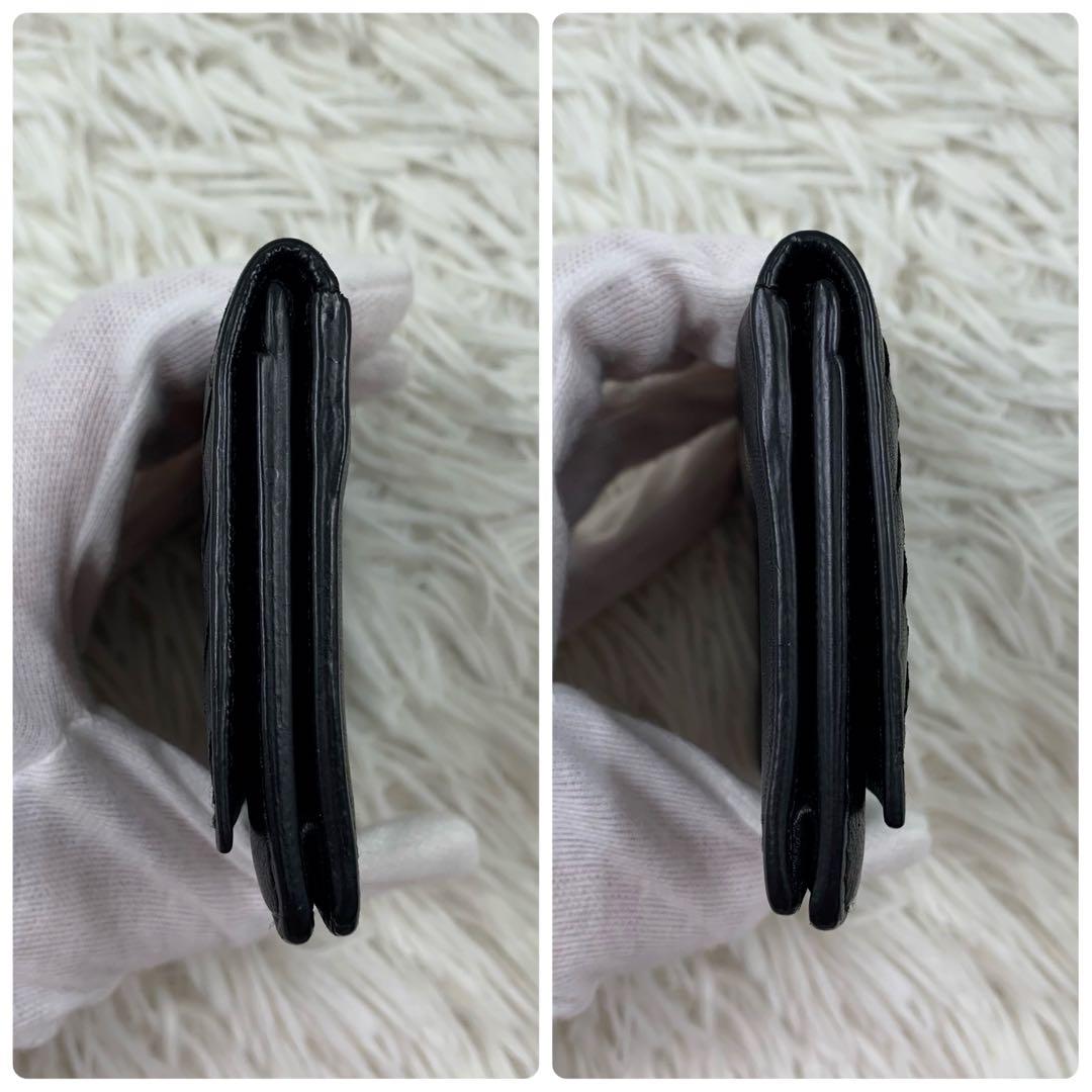 【✨極美品✨】 ボッテガヴェネタ イントレチャート 名刺入れ ブラック