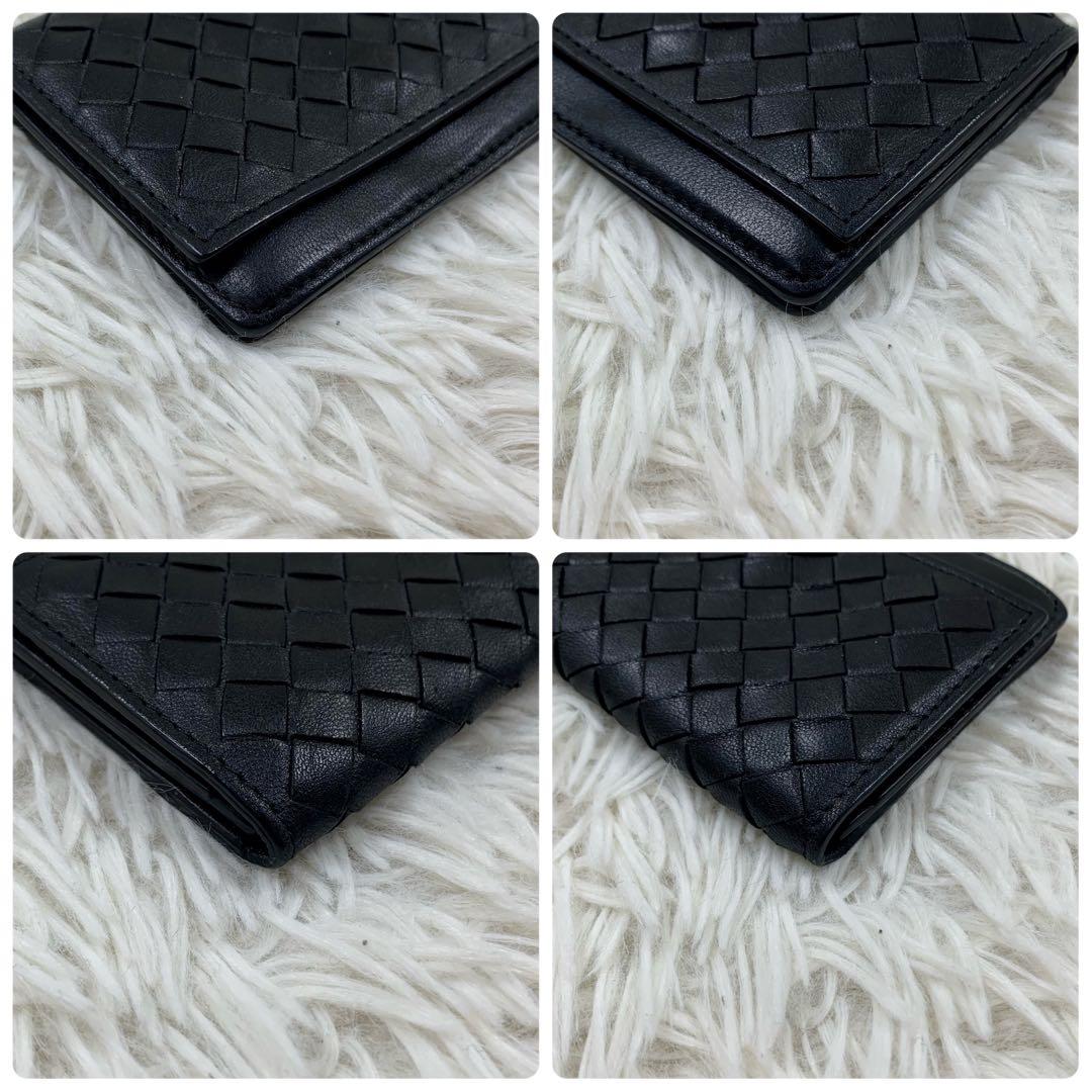 【✨極美品✨】 ボッテガヴェネタ イントレチャート 名刺入れ ブラック