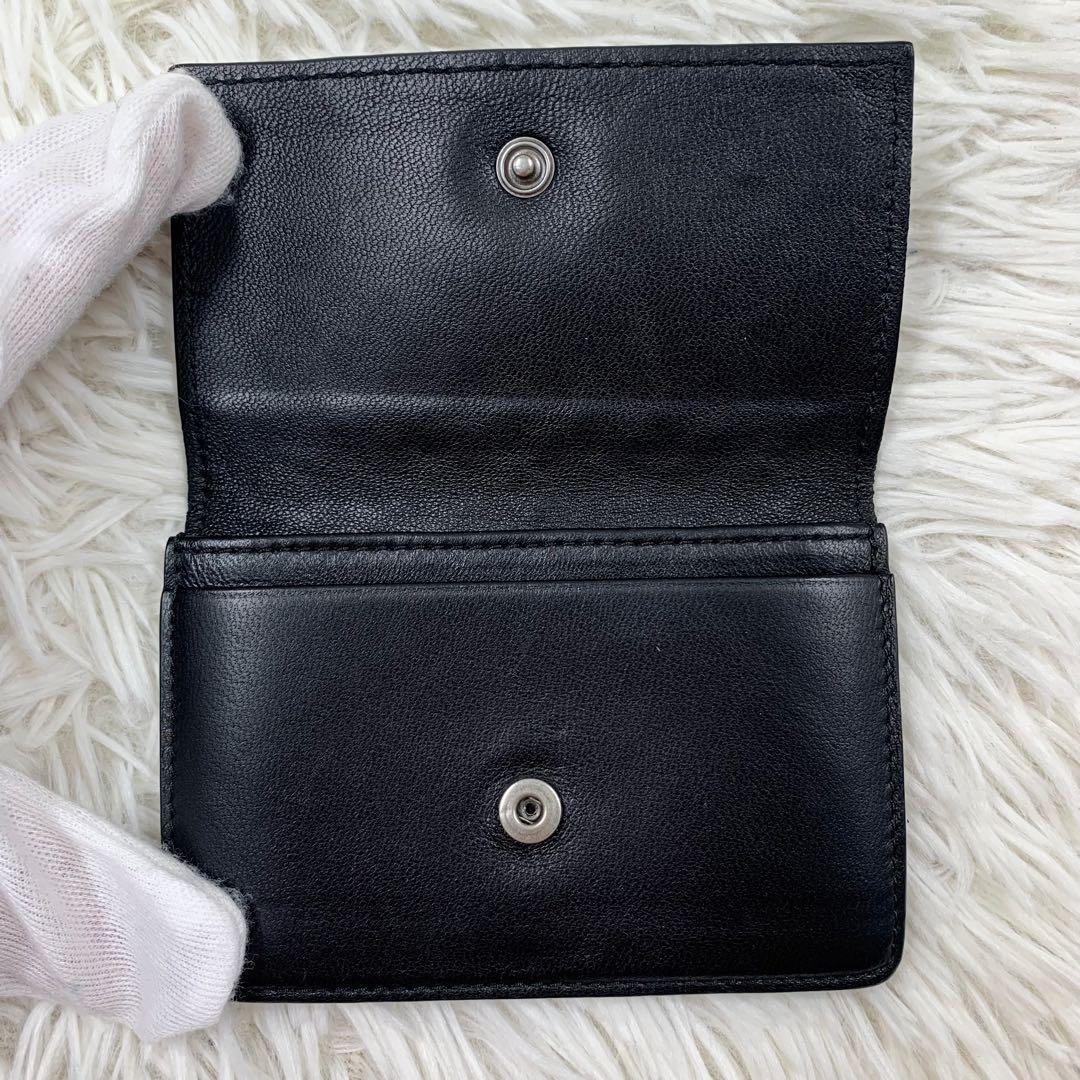 【✨極美品✨】 ボッテガヴェネタ イントレチャート 名刺入れ ブラック