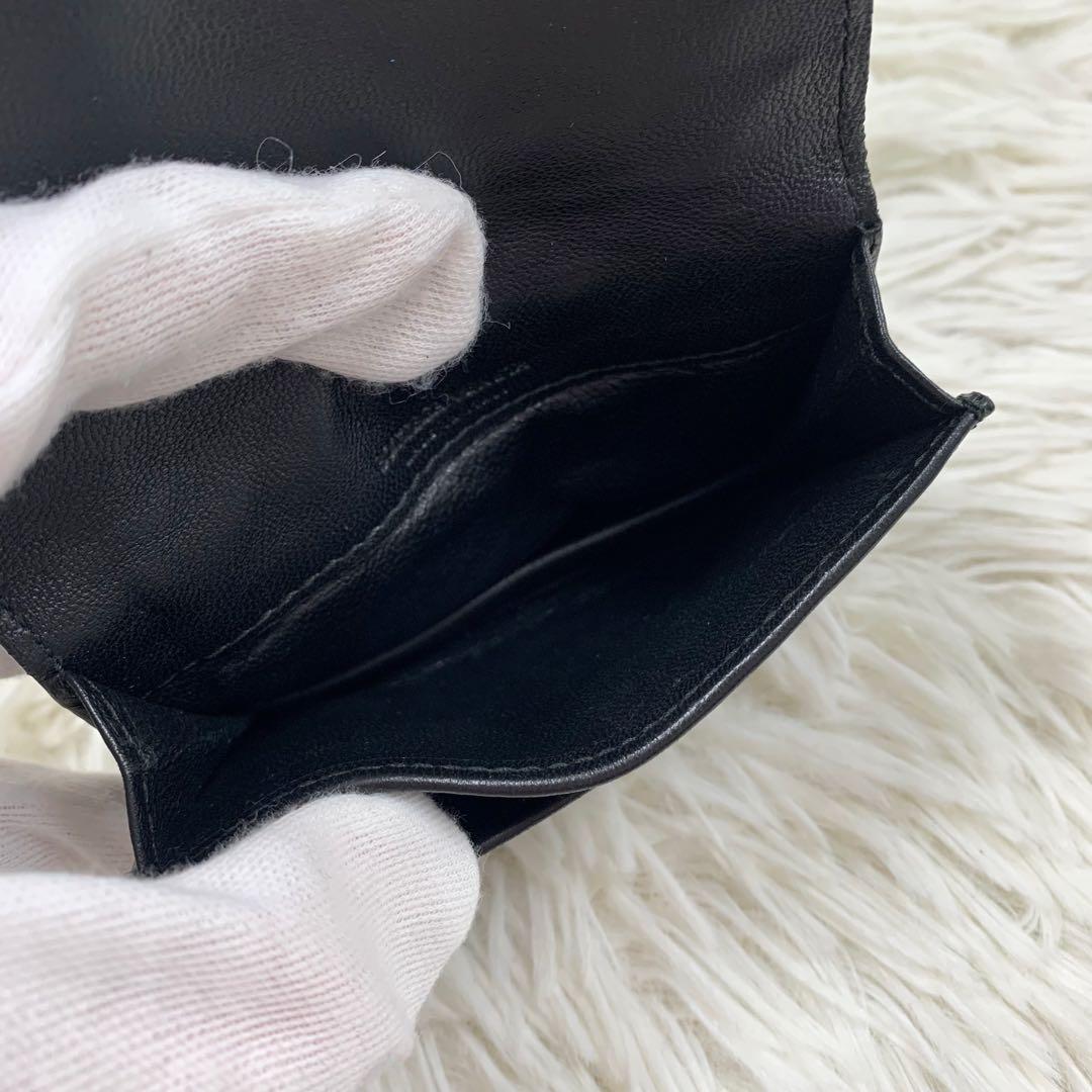 【✨極美品✨】 ボッテガヴェネタ イントレチャート 名刺入れ ブラック